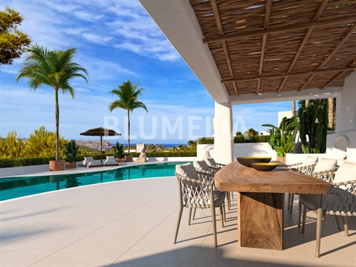 Villa à Ibiza en construction avec vue imprenable à vendre à Javea