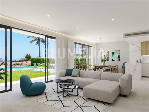 Moderne stijl villa met uitzicht op zee te koop in San Juan de Alicante