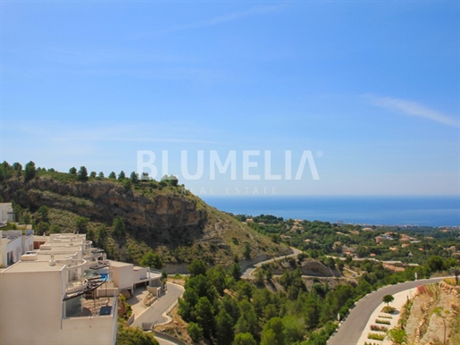 Brand new semi-detached villa with sea views for sale in the Sierra de Altea
