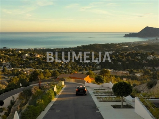 Brand new semi-detached villa with sea views for sale in the Sierra de Altea
