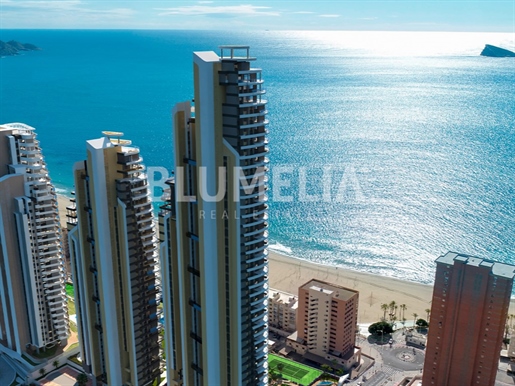 Newly built flat with sea views for sale in Benidorm
