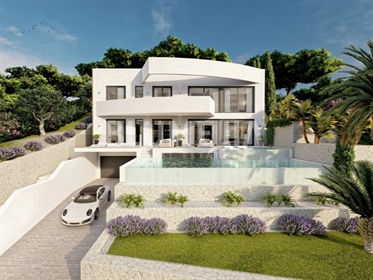 Luxury villa project with sea views for sale in the Sierra de Altea