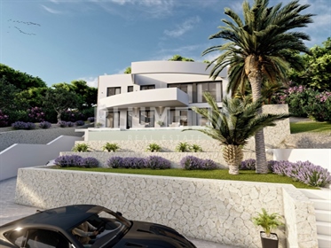 Luxe villa project met uitzicht op zee te koop in de Sierra de Altea