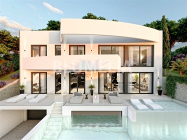 Luxury villa project with sea views for sale in the Sierra de Altea