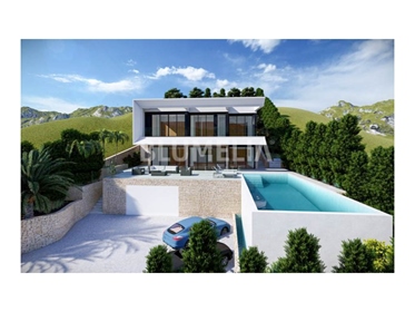 Neue Luxusvilla mit Meerblick zum Verkauf in Altea Hills