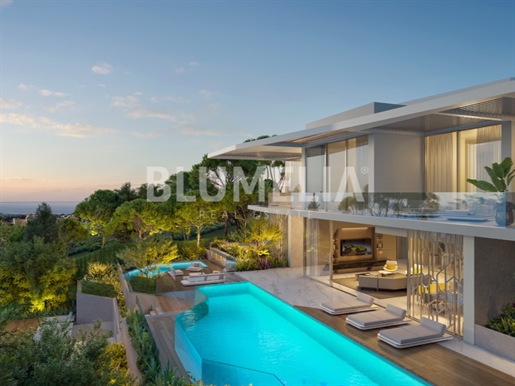 Exclusieve luxe villa met zeezicht te koop in Benahavis
