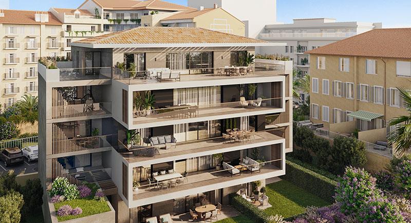 Magnifique villa sur le toit au coeur de Cannes...