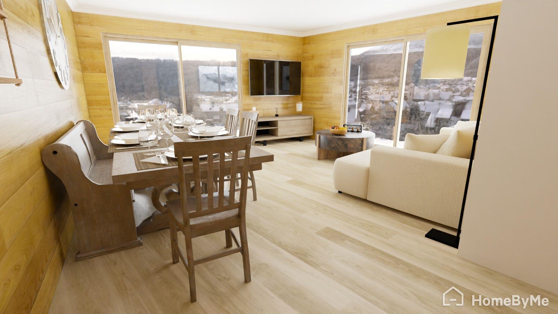 Apartament nou T4 cabană de 60 m2 picioare de pârtiile linga din Châtel 