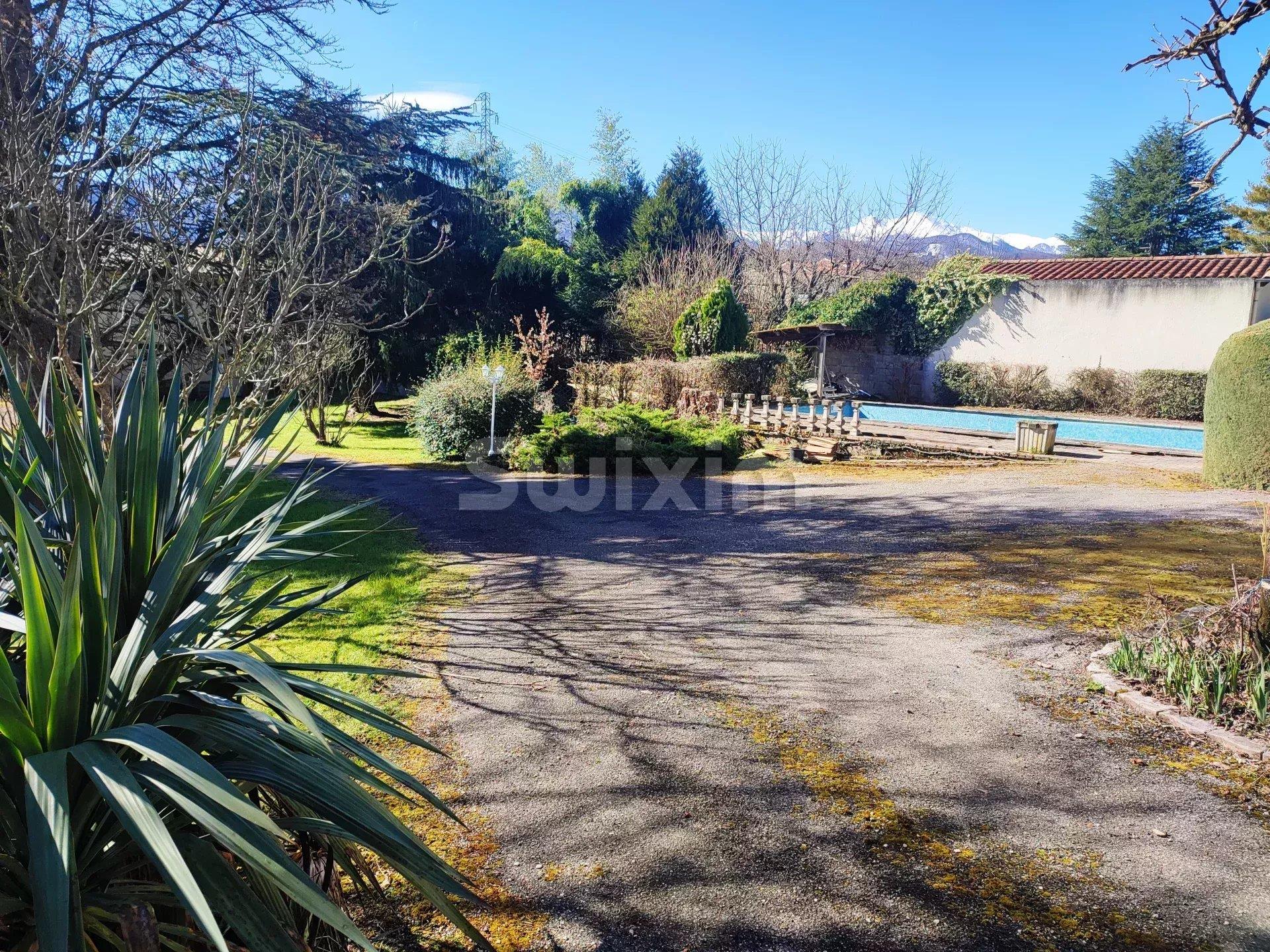 Large family home with swimming pool.