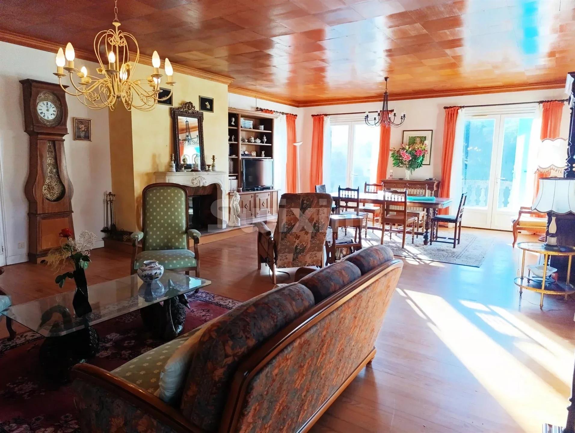 Large family home with swimming pool.