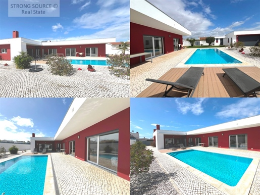Villa near Azeitão village, as new, with 3 suites and 1 bedroom, excellent areas, on a plot of 1002