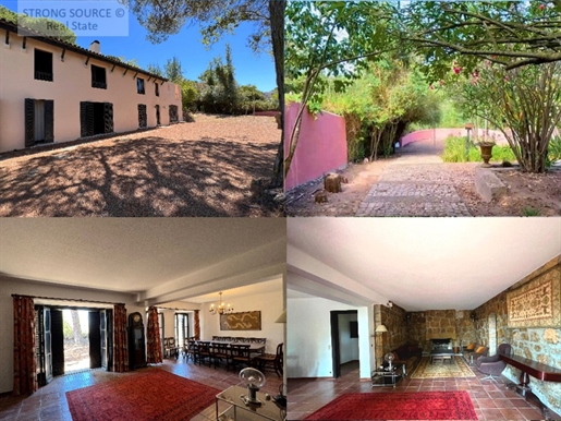 House with 2 floors and 1 independent apartment, on a plot of 5750 m2, a lot of privacy, 5 minutes f