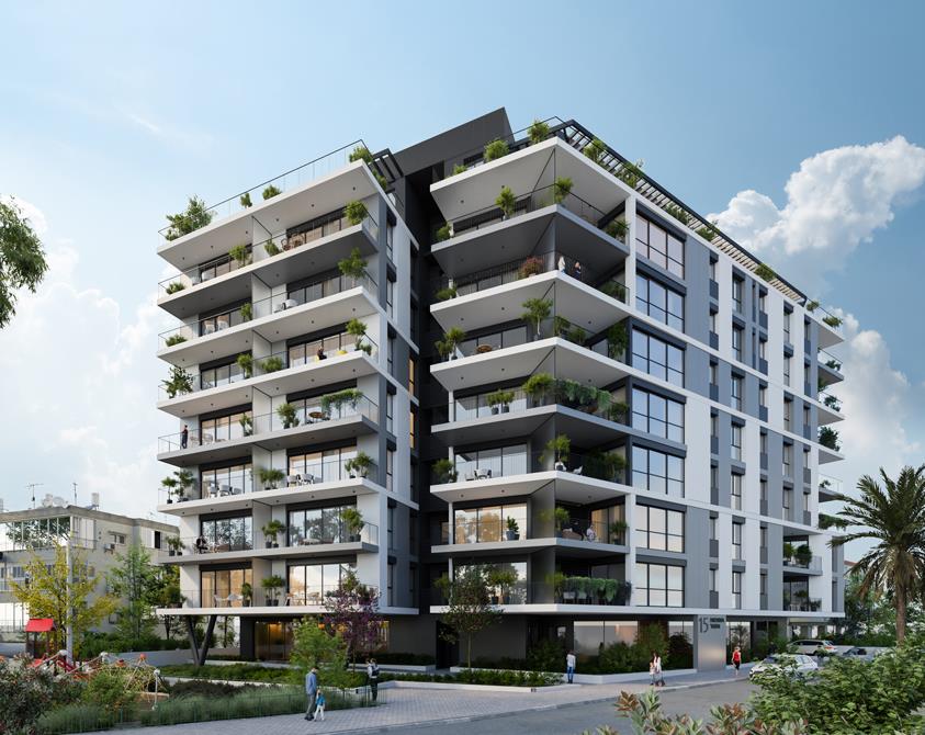 5-Room Apartment for Sale In a New Boutique Building In Harozim Neighborhood, Ramat Gan