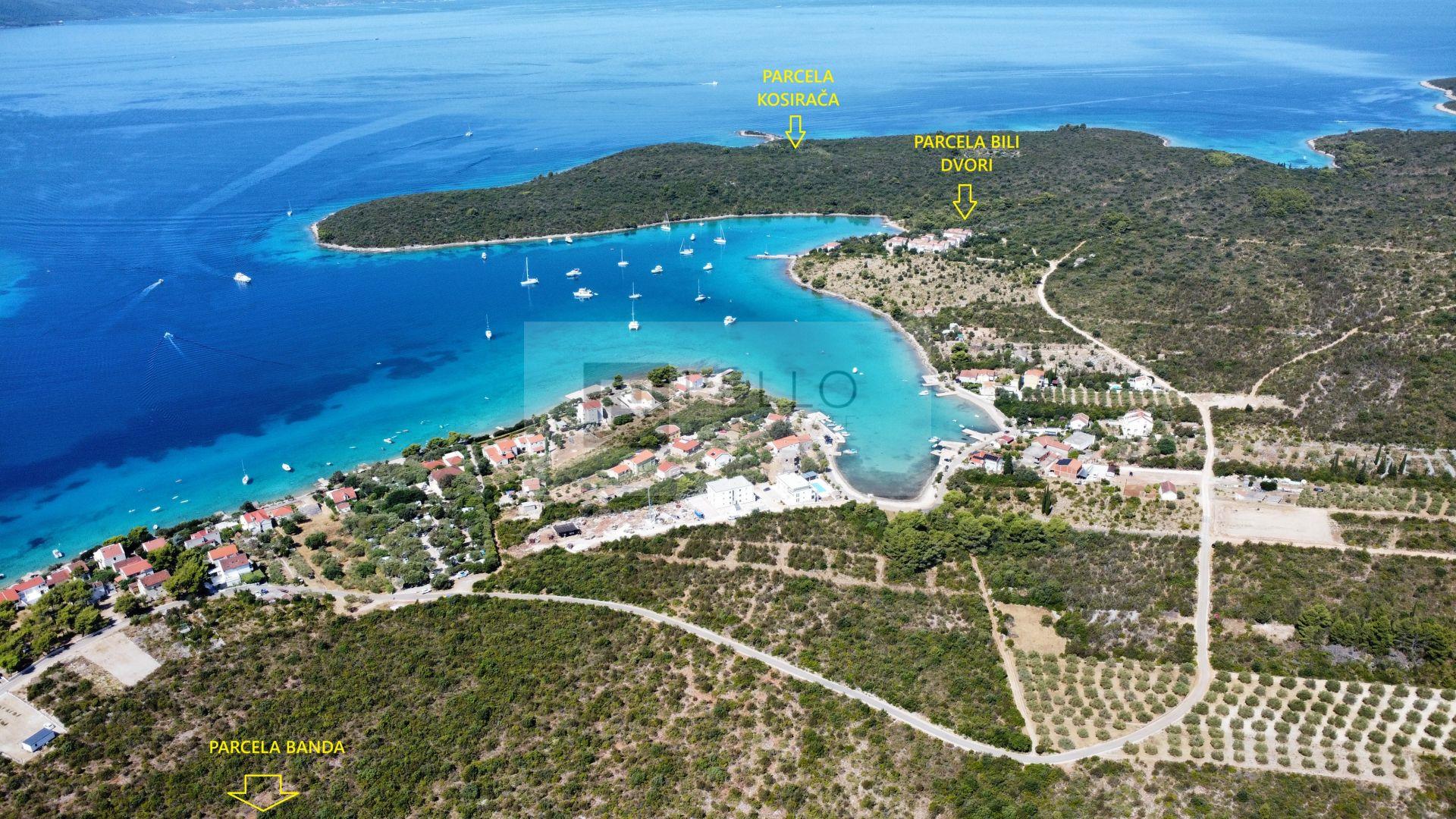 Seafront Land Plots on Pelješac – 1st Row, Close to the Sea, Building Potential, 3.2 ha