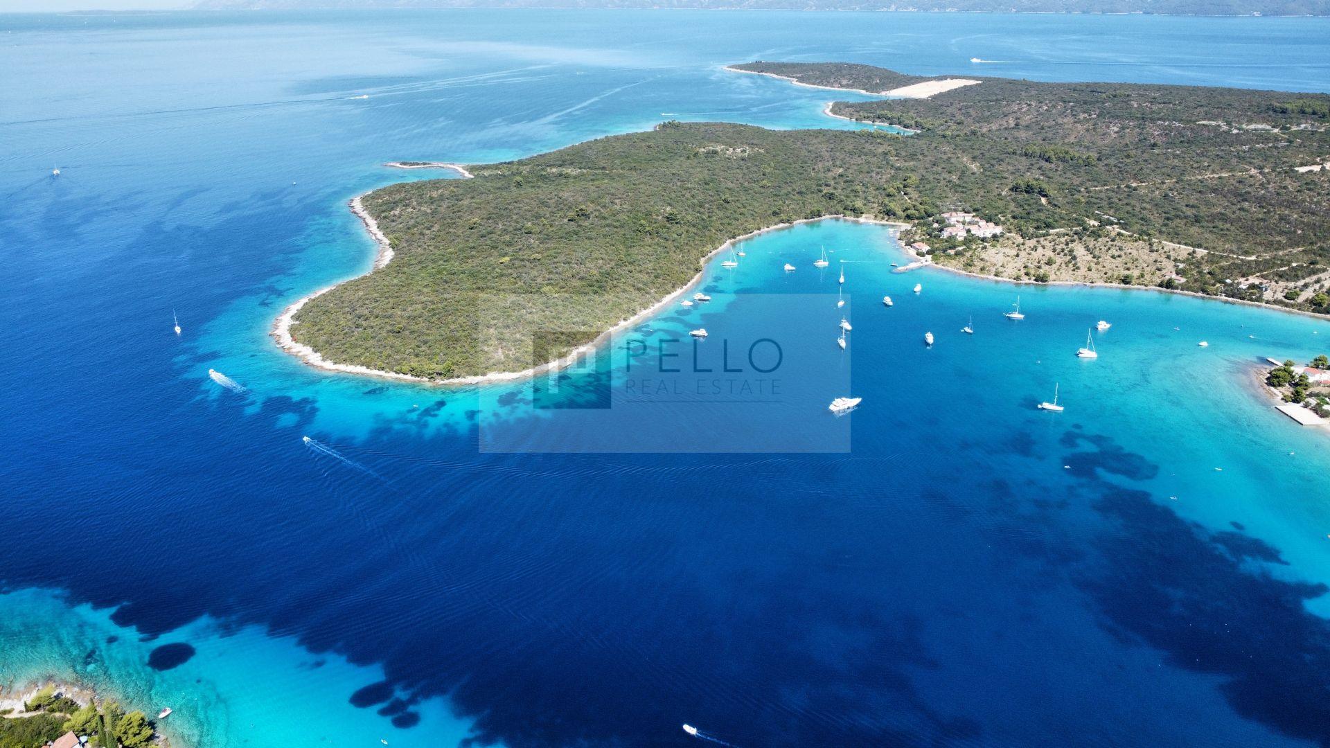 Seafront Land Plots on Pelješac – 1st Row, Close to the Sea, Building Potential, 3.2 ha