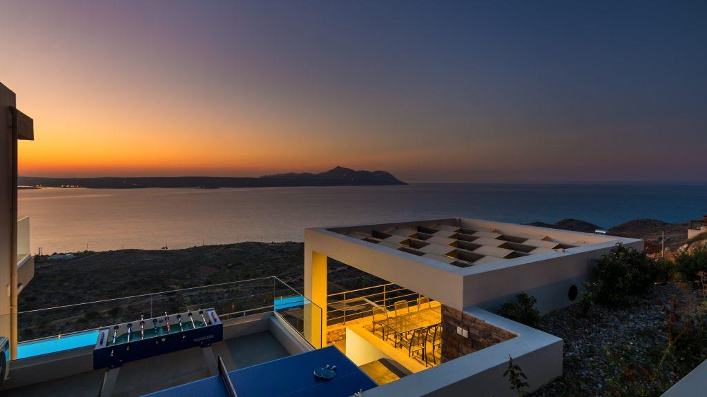 Designer-Villa mit herrlichem Blick in Chania, Kreta