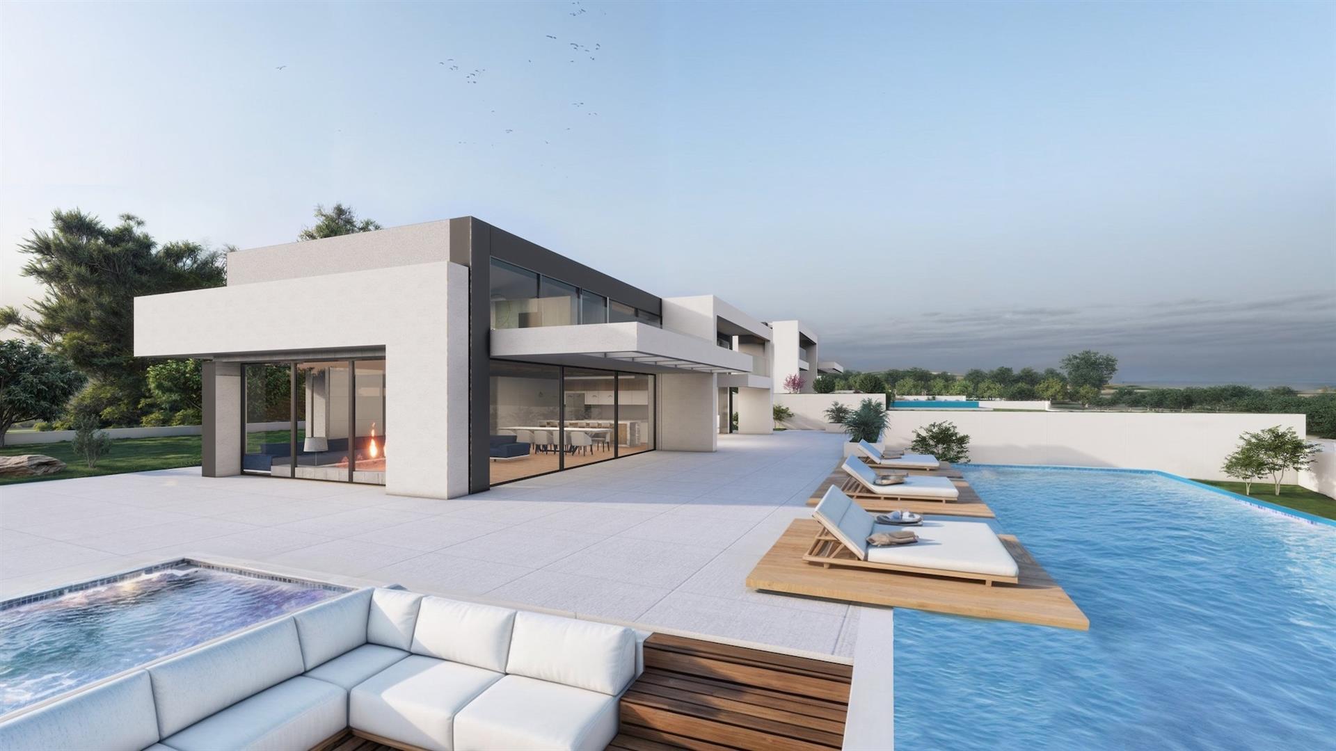 Designer Villa with Sunset Views in Agios Onoufrios, Chania, Crete