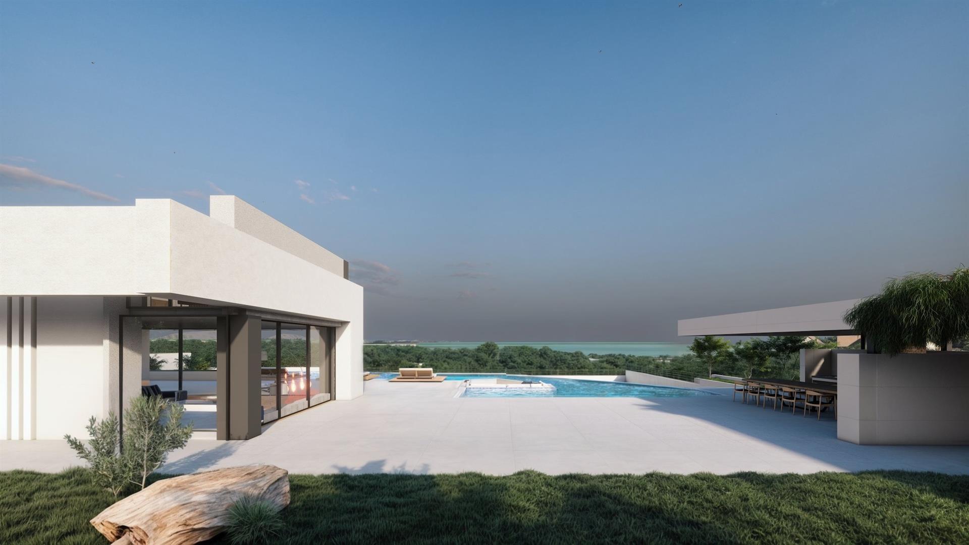 Designer Villa with Sunset Views in Agios Onoufrios, Chania, Crete