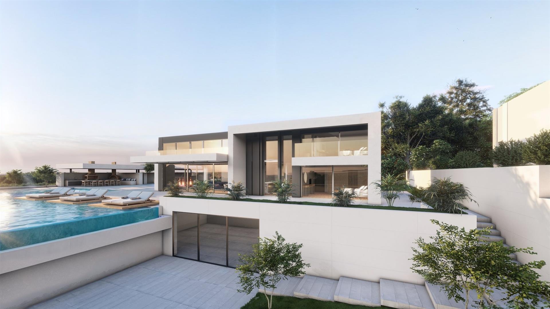 Designer Villa with Sunset Views in Agios Onoufrios, Chania, Crete