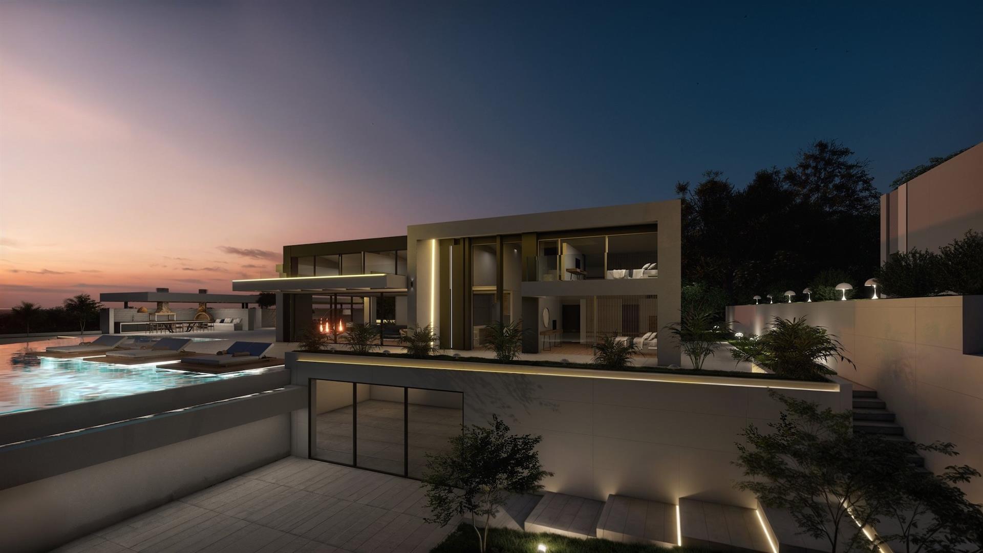 Designer Villa with Sunset Views in Agios Onoufrios, Chania, Crete