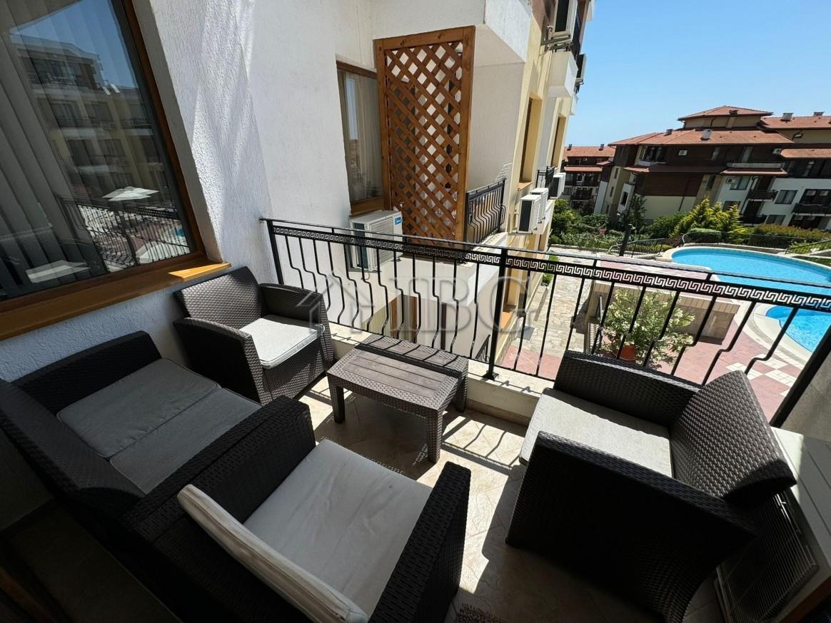 Pool View Apartment with 2 Bedrooms, 2 Bathrooms and 2 Balconies in Garden of Eden, Sveti Vlas