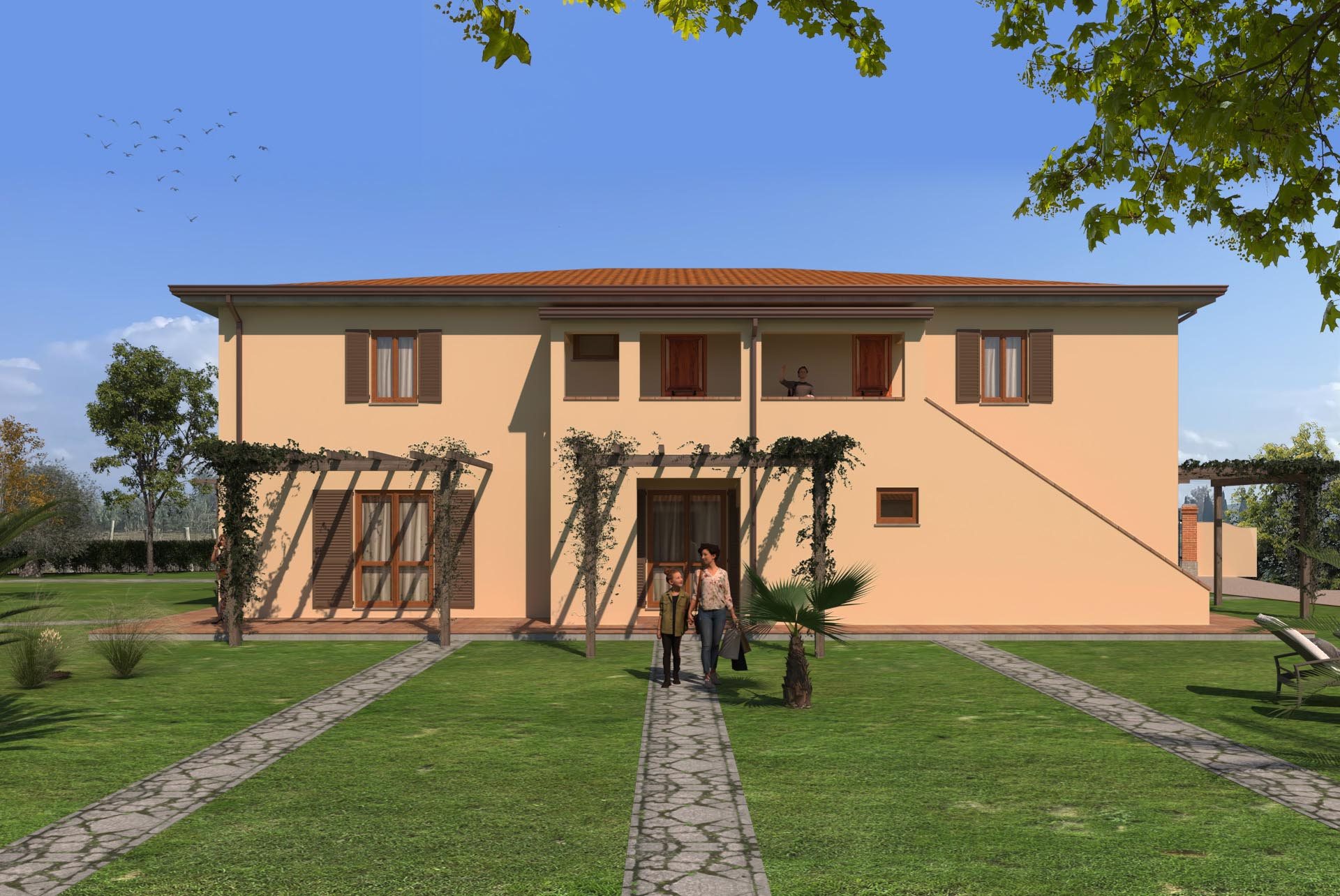 Familievennlig leilighet med privat hage