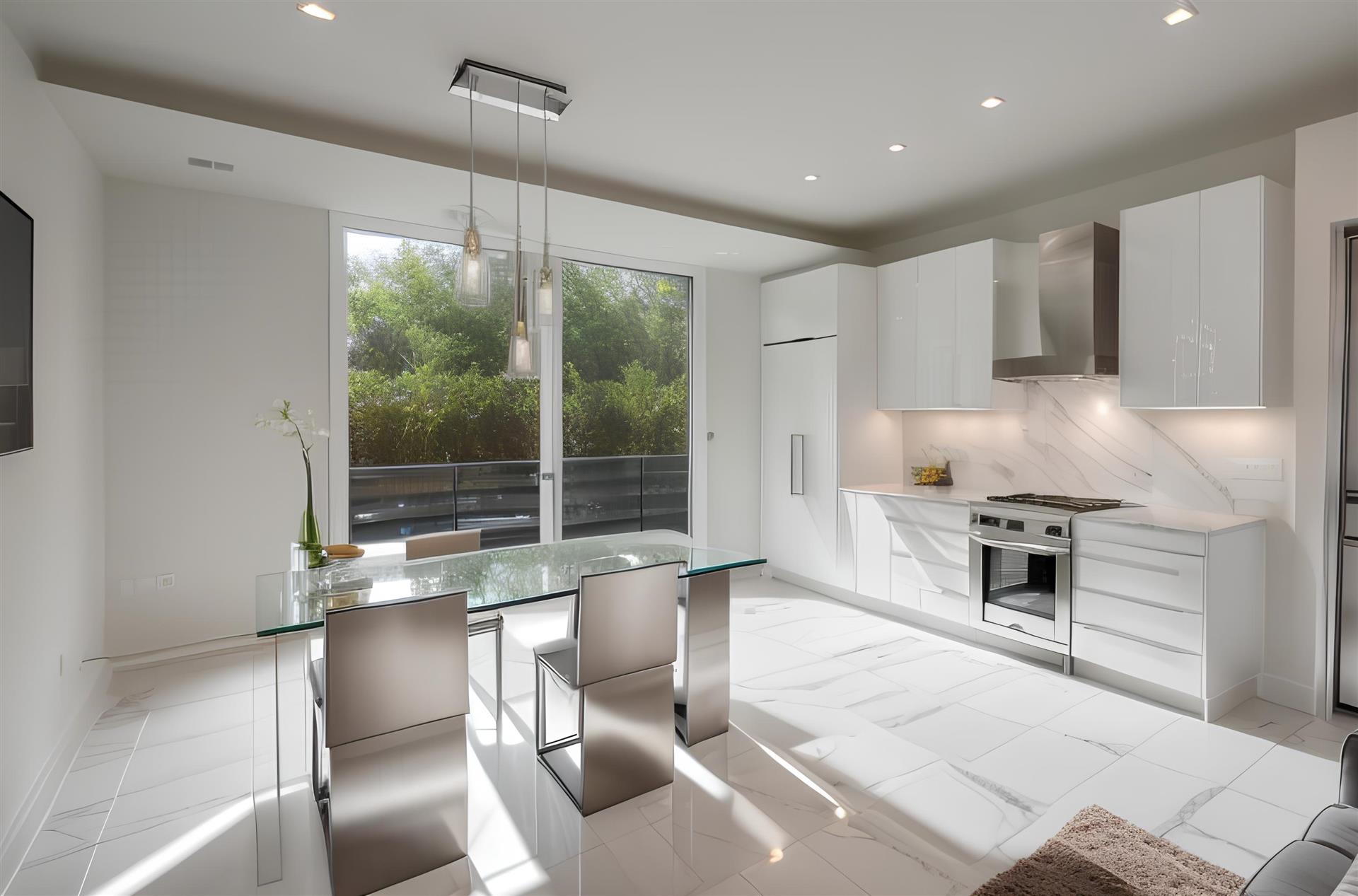 Ny treværelses lejlighed få skridt fra søen