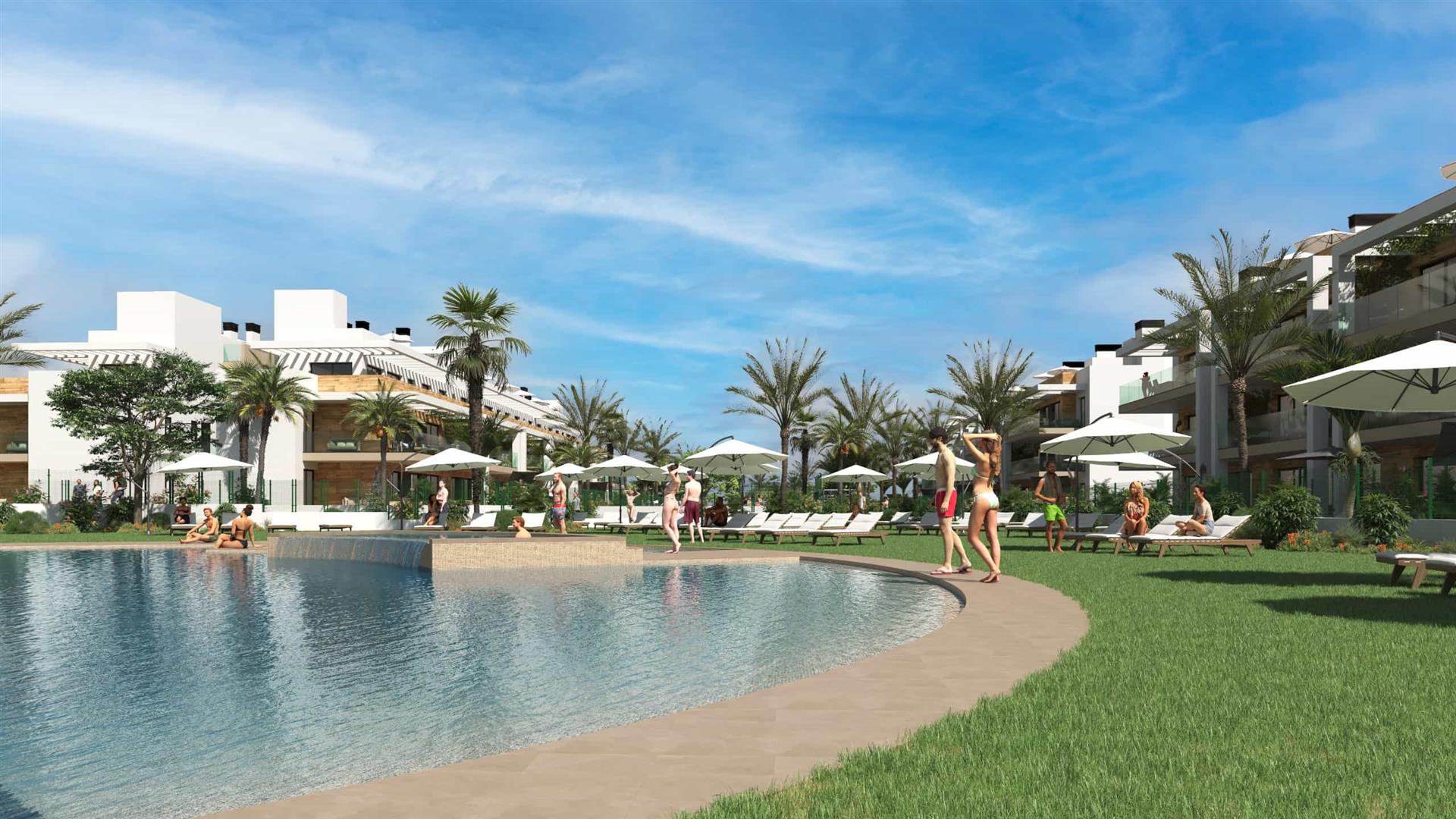 Amazing apartments frontline Serena Golf