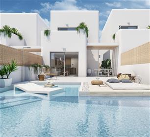 Ibiza style villas in La Marina