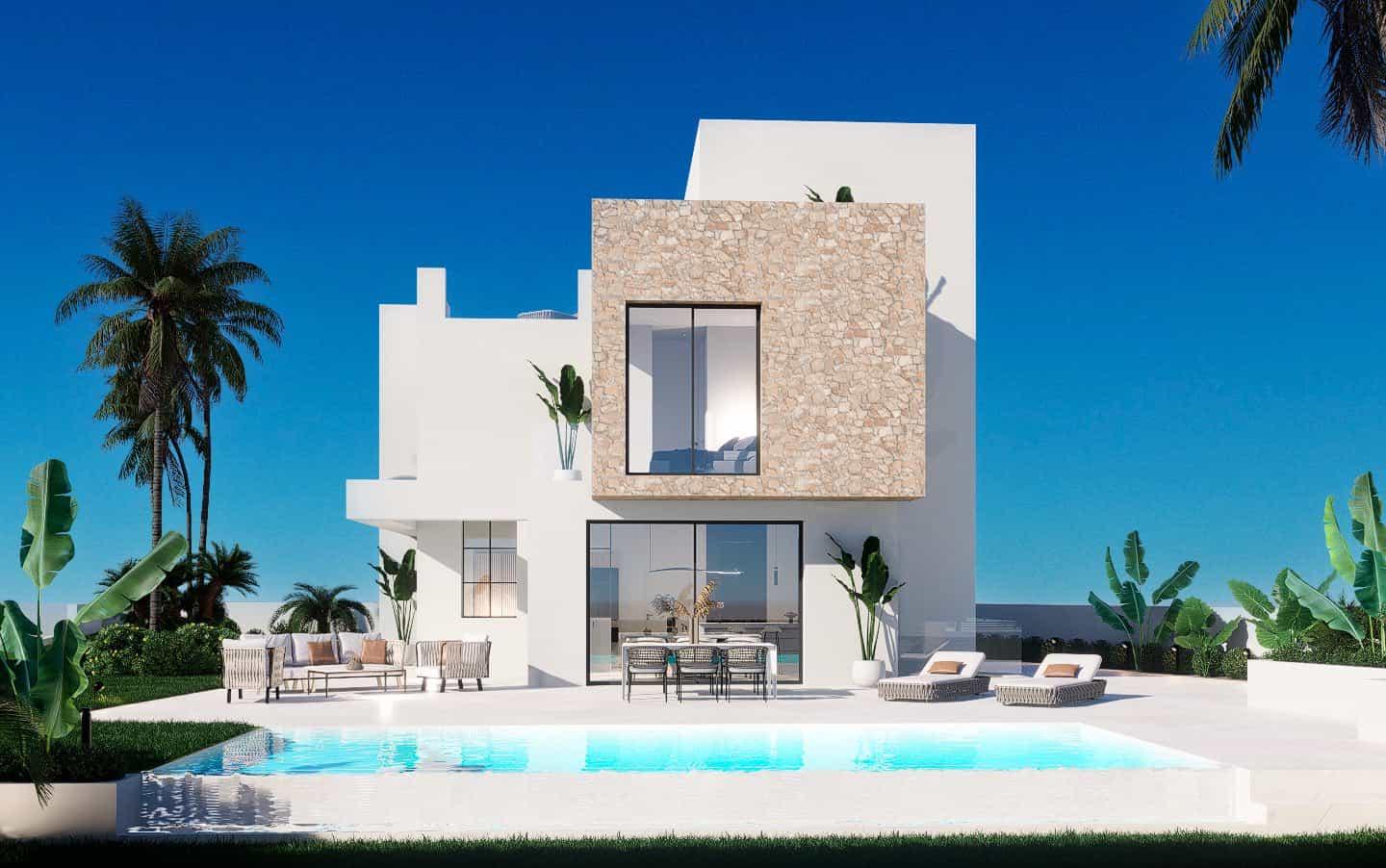 Luxe villa met open zee en bergzicht in Finestrat