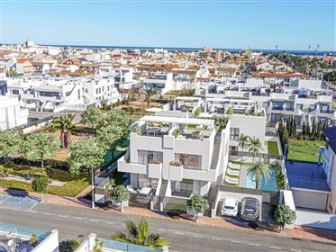 10 appartements modernes à distance de marche de la plage