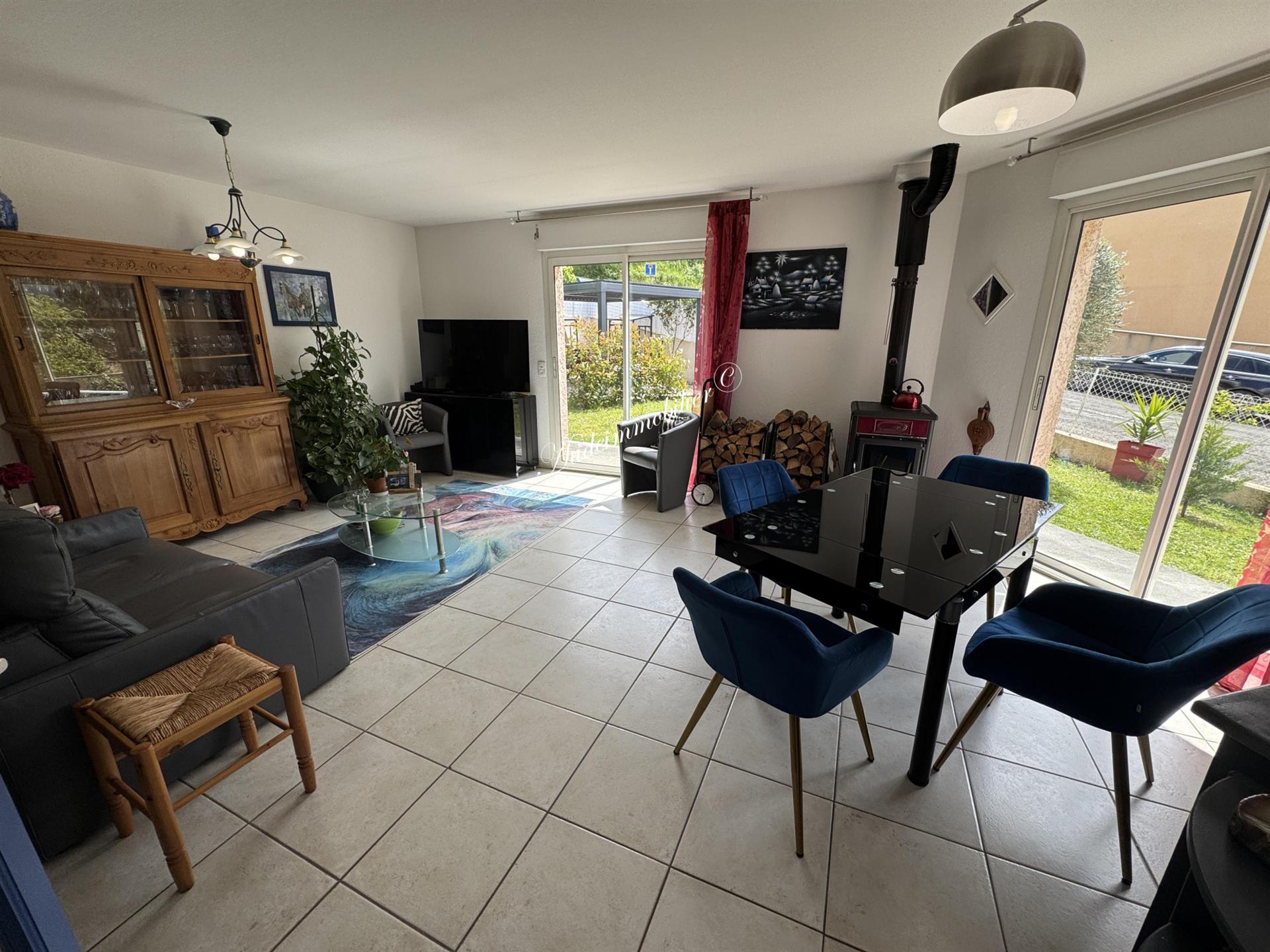 House on one level with garage