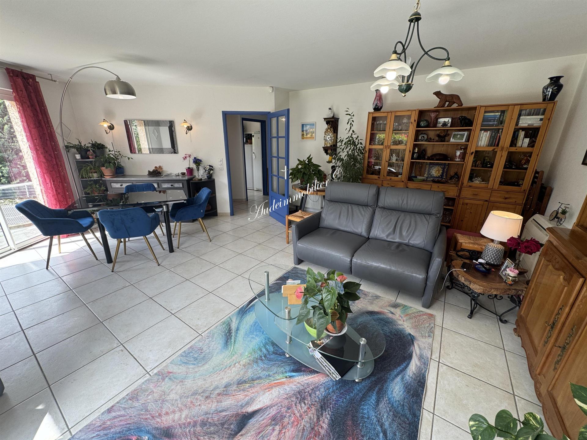House on one level with garage