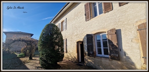 House for sale, 8 rooms, Reyssouze (01) near Pont De Vaux, 180 m², outbuilding 150 m², carport 68 m²