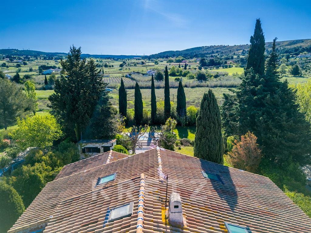 House in the countryside with open views