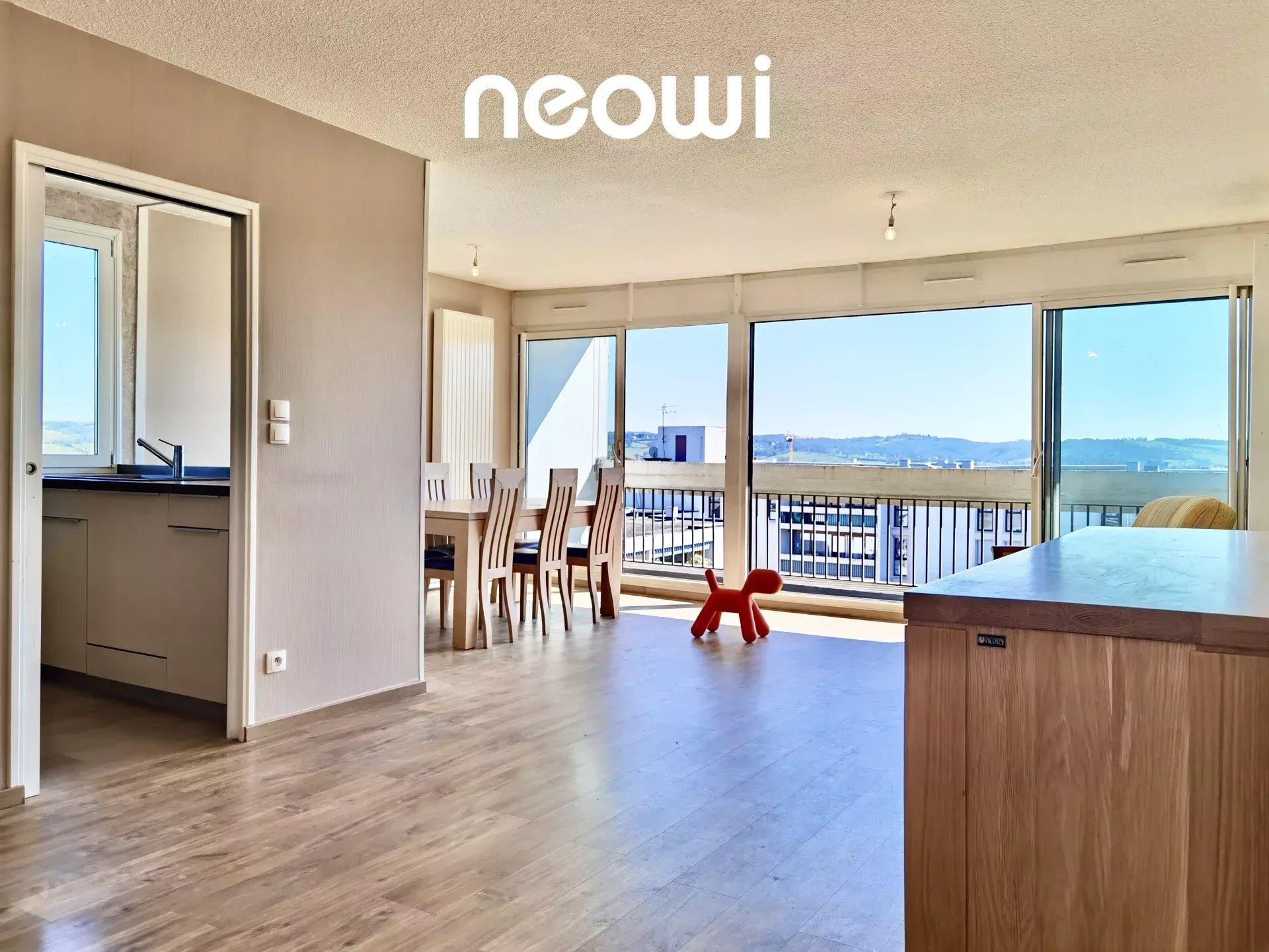 Appartement T4 - ascenseur - garage -balcon