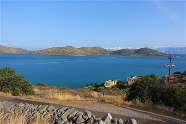 Building plot with uninterrupted sea view in Elounda.    