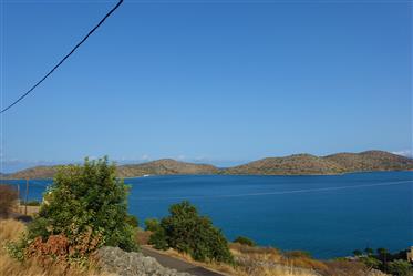 Building plot with uninterrupted sea view in Elounda.    