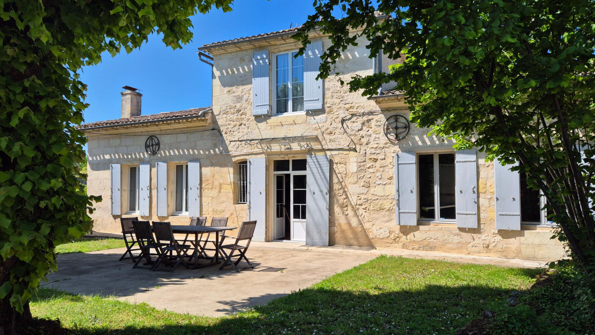 Stone house with pool and shops within walking distance