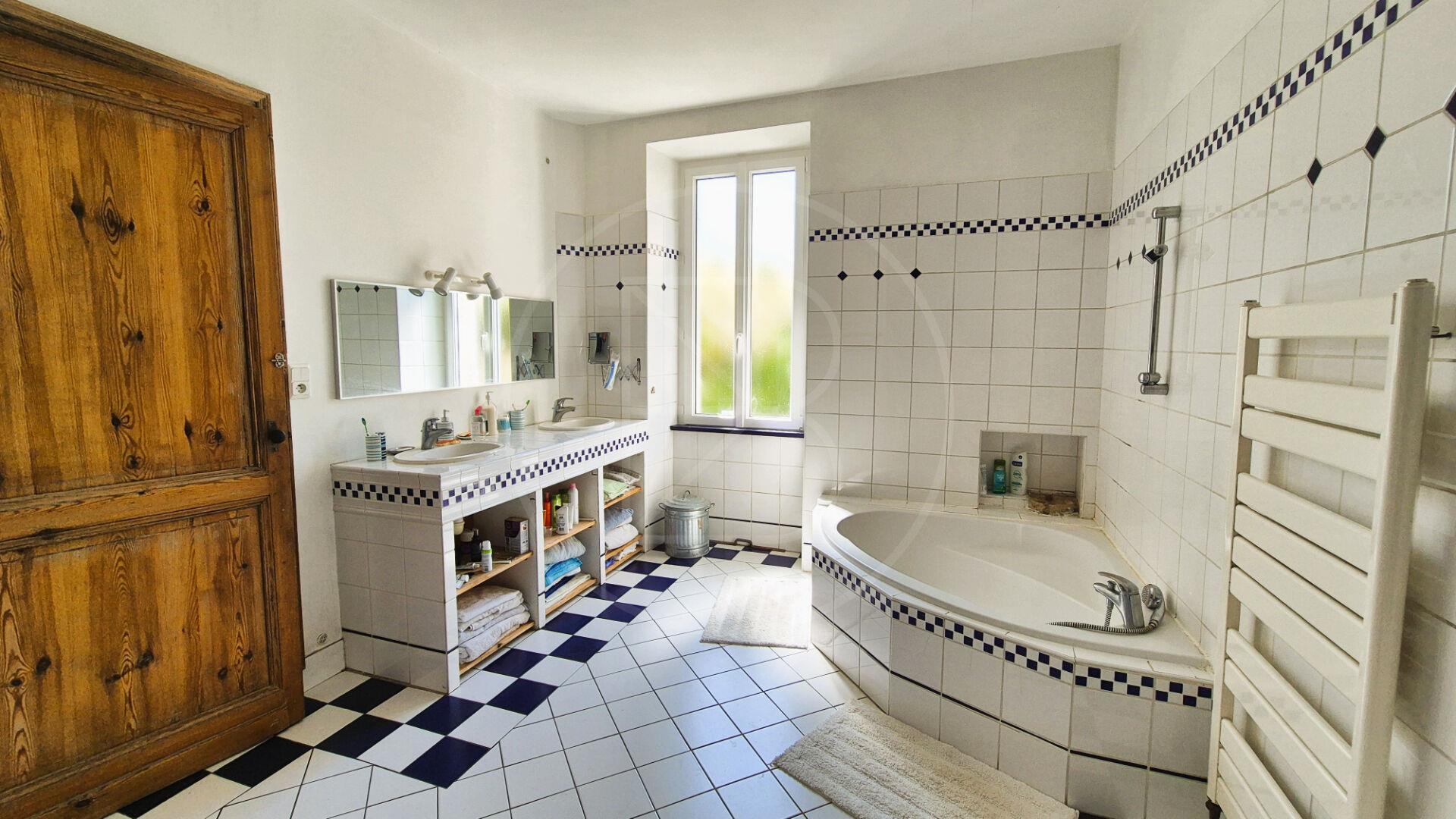 Stone house with pool and shops within walking distance