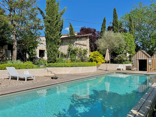 Stunning stone property with beautiful design elements