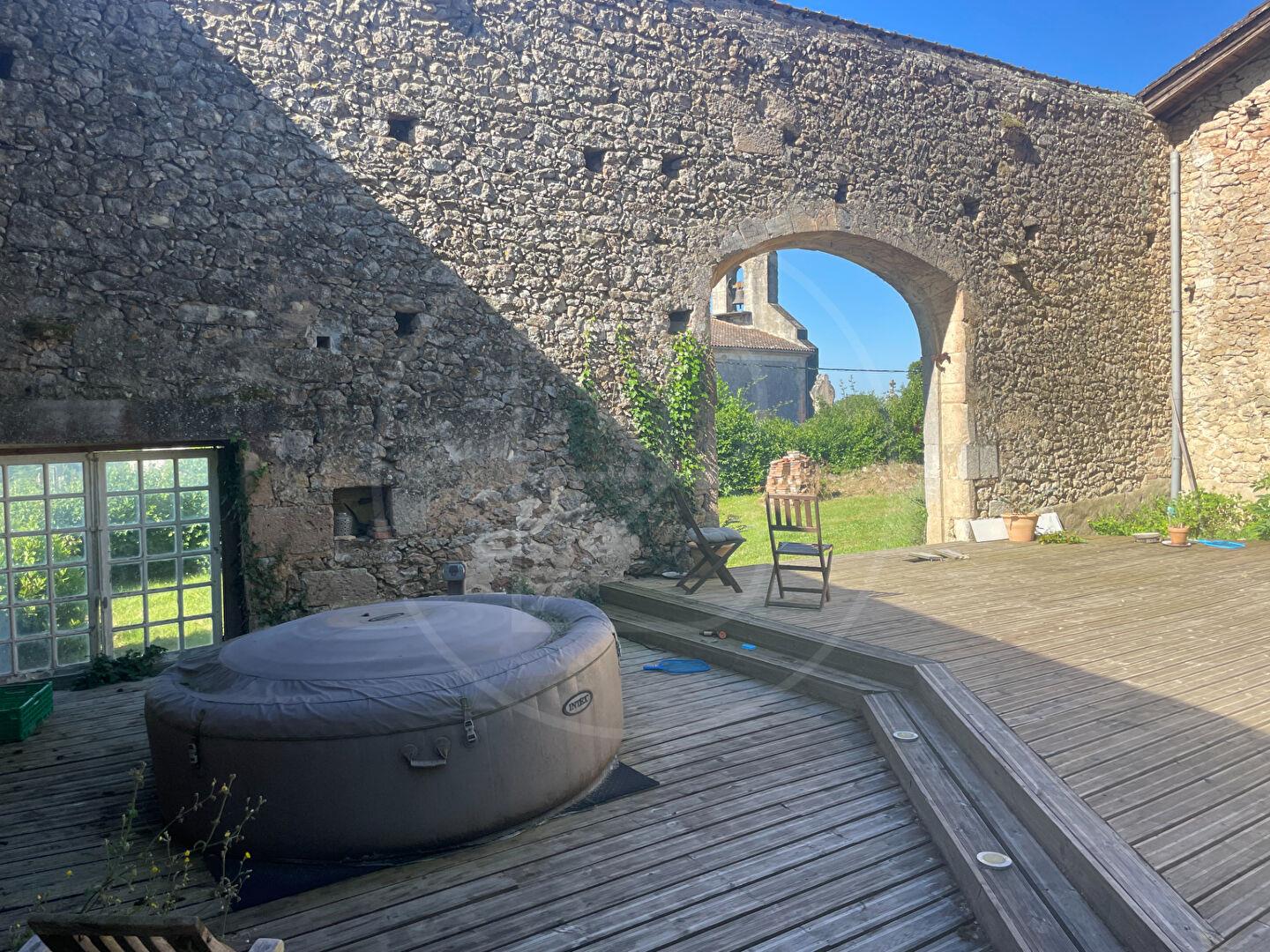 Charming stone farmhouse set in 2600m2 of gardens