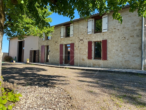 Two-House property with outbuildings and swimming pool