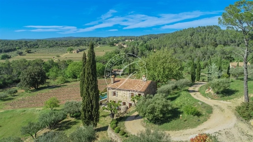 Lorgues timeless property comprising three stone mas set in over 12 hectares