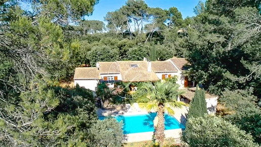 Taradeau beautiful traditional villa with swimming pool on a wooded plot