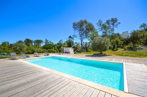 Lorgues op het platteland prachtige gelijkvloerse villa met zwembad