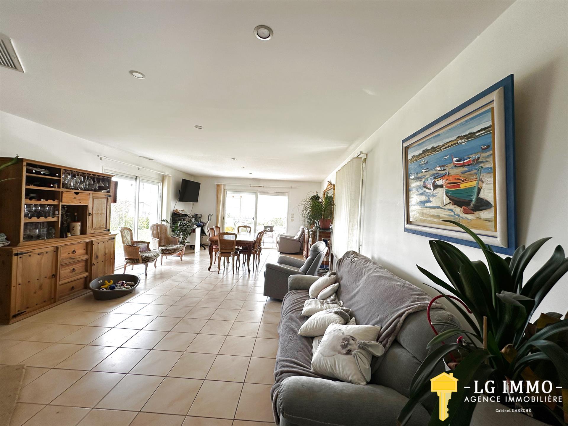 Maison face estuaire sur les hauteurs de Barzan Plage