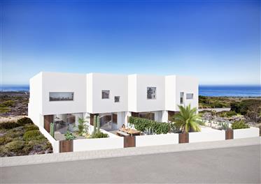 Projets clés en main : Maisons de ville de 2+1 chambres avec vue sur la mer et piscine - Espartal / 