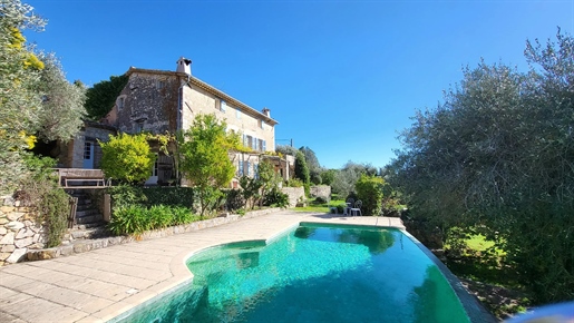 Under Offer Le Rouret - Charming 17th Century Stone Bastide with Sea Views