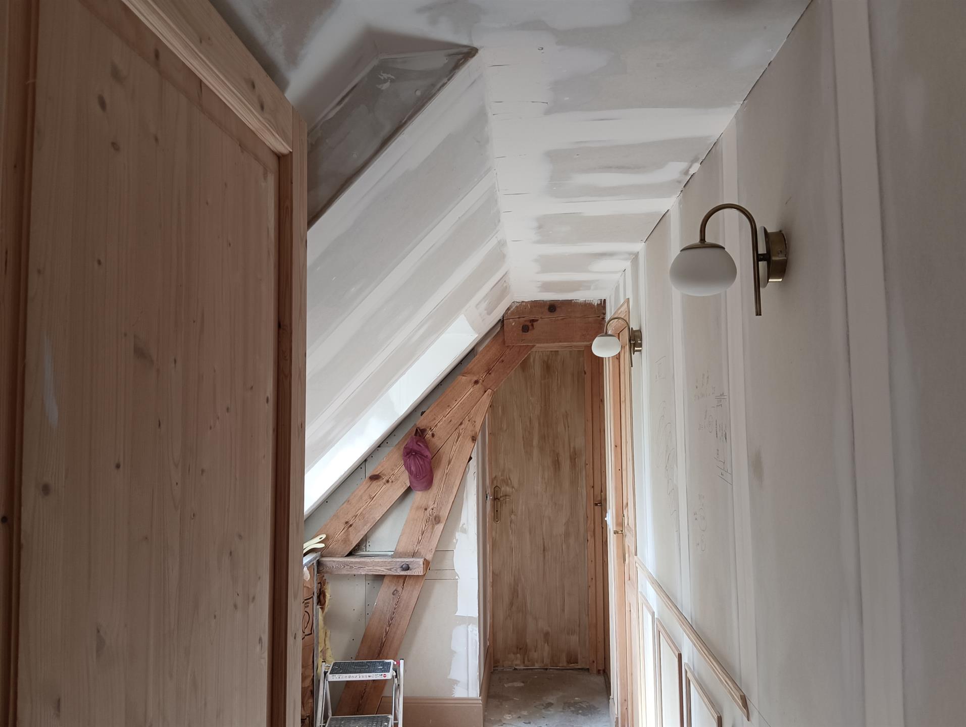 Pretty stone house under renovation